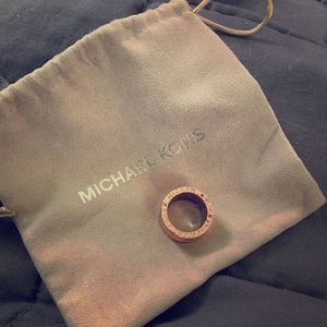 Rose gold Michael Kors ring